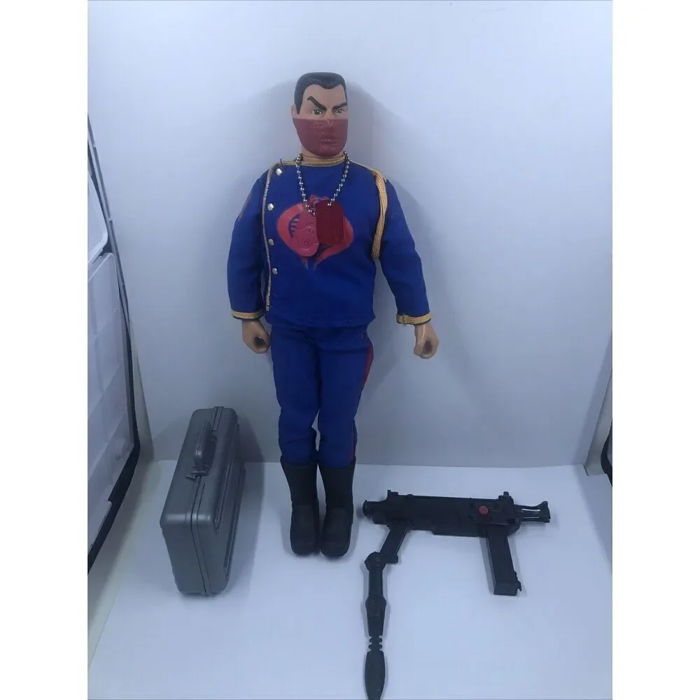 GI Joe Cobra Commander 11 Inch Figure Pawtucket Hasbro With Some Accessories